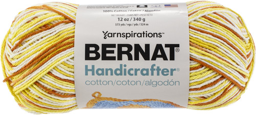 Bernat Handicrafter Cotton Yarn 340g - Ombres-Creamsicle - 162034-34031 - 057355431607