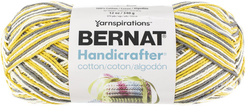 Bernat Handicrafter Cotton Yarn 340g Ombres-Gold Mist 162034-34032 - 057355431614