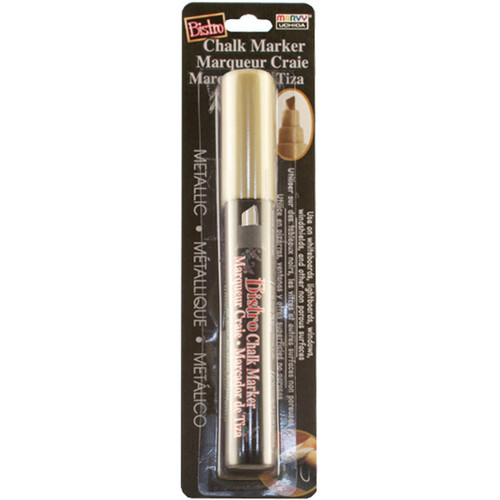 Uchida Bistro Chalk Marker Chisel Tip-Gold 483-C-GLD - 028617433783