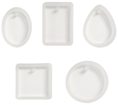 We R Memory Keepers Spin It Epoxy Mold 5/Pkg-Pendant WR661239