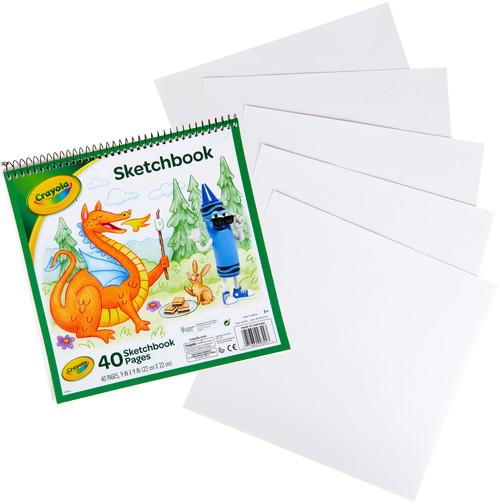 Crayola Sketchbook 9"X9"-40 Sheets - 99-3404