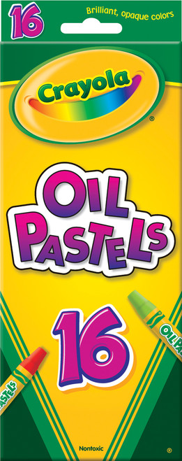 Crayola Oil Pastels-16/Pkg 52-4616 - 071662046163