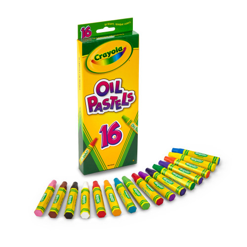 Crayola Oil Pastels-16/Pkg 52-4616