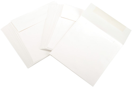 Leader Envelopes 6"X6" 25/Pkg-Natural - LESQ512