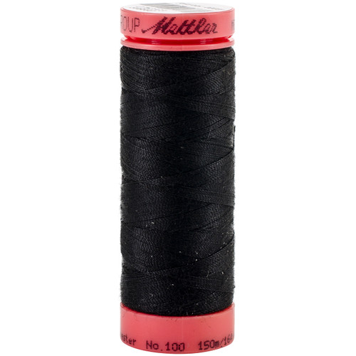 Mettler Metrosene 100% Core Spun Polyester 50wt 165yd-Black - 9161-4000 - 07623035987060762303598706
