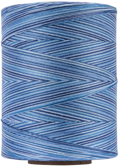 Coats Cotton Machine Quilting Multicolor Thread 1200yd-Blue Clouds - V35-0845 Coats Cotton Machine Quilting Multicolor Thread 1200yd-Blue Clouds - V35-0845