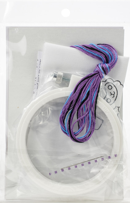 Design Works Punch Needle Kit 3.5" Round-Llama - DW227 Design Works Punch Needle Kit 3.5" Round-Llama - DW227