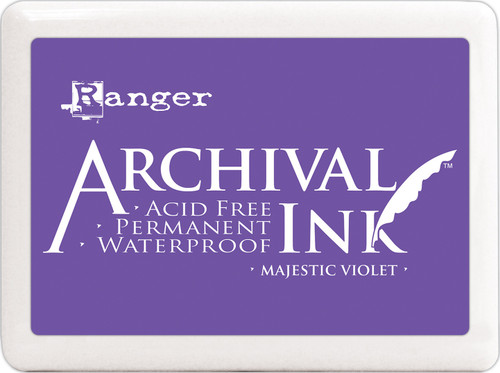 Ranger Archival Ink Jumbo Ink Pad #3-Majestic Violet - A3P-64718 - 789541064718 Ranger Archival Ink Jumbo Ink Pad #3-Majestic Violet - A3P-64718 - 789541064718