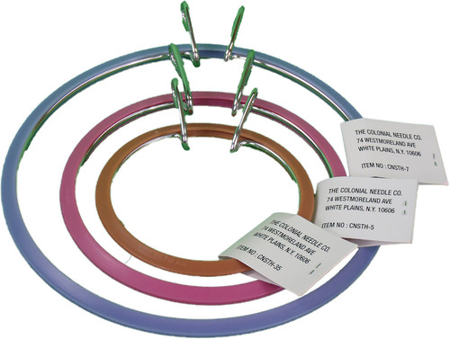 Frank A. Edmunds Spring Tension Hoop Set 3/Pkg-3.5", 5" & 7" - CNSTH355