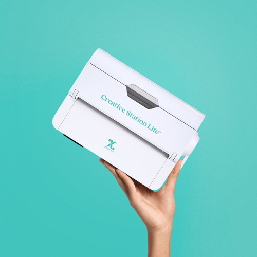 Xyron Creative Station Lite 5" Machine-White/Silver - 624740 Xyron Creative Station Lite 5" Machine-White/Silver - 624740