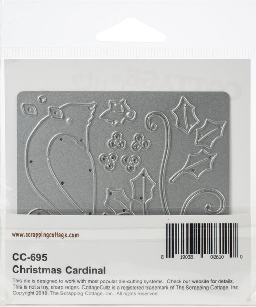CottageCutz Dies-Christmas Cardinal, 3.2"X1.2" CC695