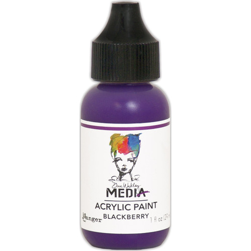 Dina Wakley Media Acrylic Paint 1oz-Blackberry MDQ-53958 - 789541053958