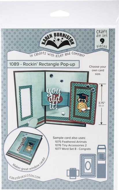 Karen Burniston Dies-Rockin' Rectangle Pop-Up - KBR1089 - 084282633033