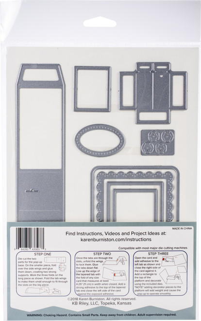 Karen Burniston Dies-Rockin' Rectangle Pop-Up KBR1089