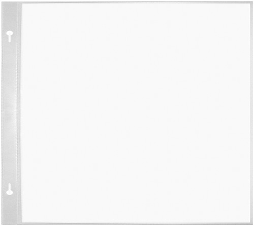 Pioneer Universal Top-Loading Page Protectors 5/Pkg-8"X8" (W/White Inserts) - RMW88