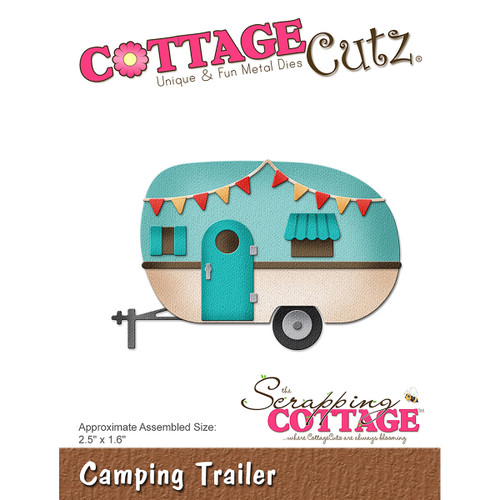 CottageCutz Dies-Camping Trailer 2.5"X1.6" CC254