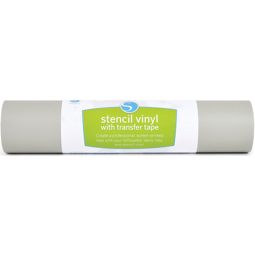 Silhouette Stencil Vinyl W/Transfer Tape-9"X3' - STENC - 814792011683