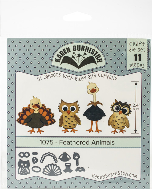 Karen Burniston Dies-Feathered Animals - KBR1075 - 084282632890