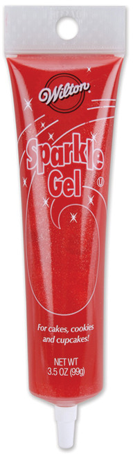 Wilton Sparkle Decorating Gel 3.5oz-Red W704SG-112 - 070896741127