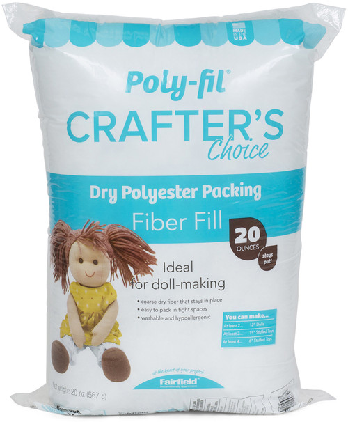 Fairfield Crafter's Choice Polyester Fiberfill-20oz -CCDF-20 - 035352100856