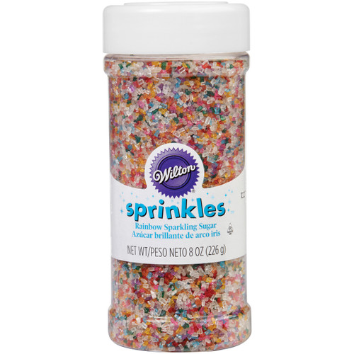 Wilton Sugar Sprinkles 8oz-Rainbow W710991 - 070896719911