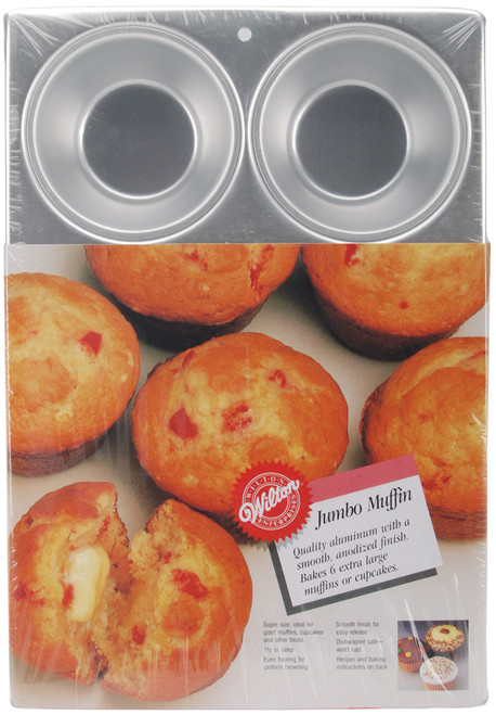 Jumbo Muffin Pan-6 Cavity 4"X2" W1820 - 070896218209