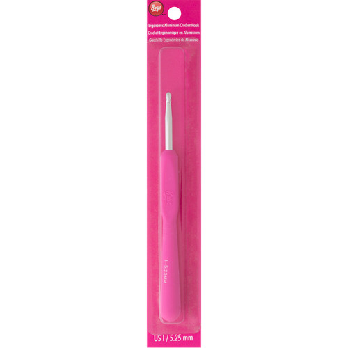 Boye Ergonomic Aluminum Crochet Hook-Size I - 3268-I - 070659906756