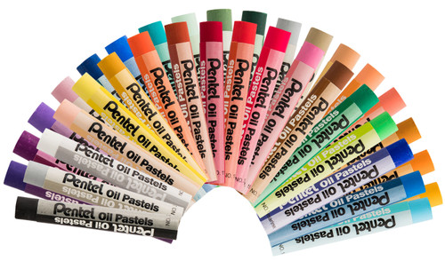 Pentel Arts Oil Pastels 36/Pkg-Assorted Colors - PHN-36 Pentel Arts Oil Pastels 36/Pkg-Assorted Colors - PHN-36