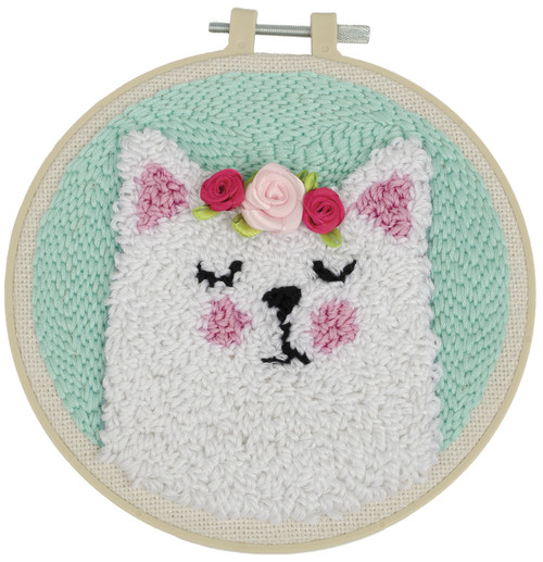 Fabric Editions Needle Creations Needle Punch Kit 6"-Cat NC-PNND6-CAT
