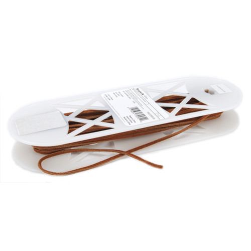 Simplicity Leather Lace 1/8"X12yd-Brown - 186 2355-034