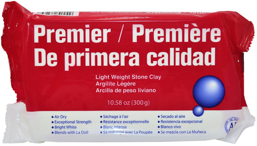Activa La Doll Premier Lightweight Stone Clay 10.58oz-White - 1605 - 49024987318474902498731847