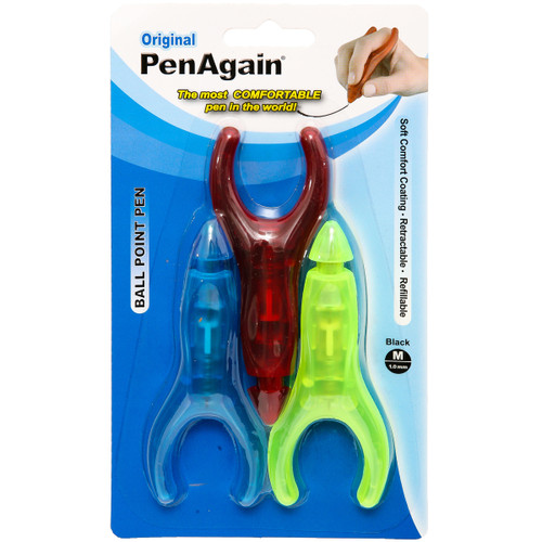 Baumgartens PenAgain Original 1.0mm 3/Pkg-Assorted - 00063 - 085288000638 Baumgartens PenAgain Original 1.0mm 3/Pkg-Assorted - 00063 - 085288000638