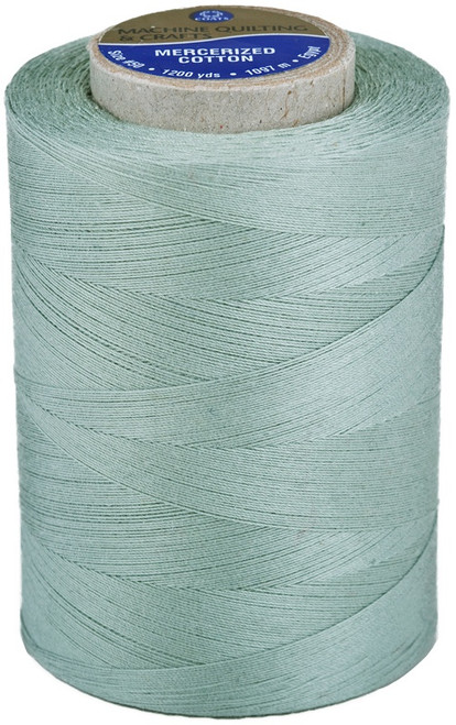 Coats Cotton Machine Quilting Solid Thread 1200yd-Powder Green - V34-0058A - 073650912672