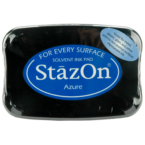StazOn Solvent Ink Pad-Azure SZ-95 - 712353150959