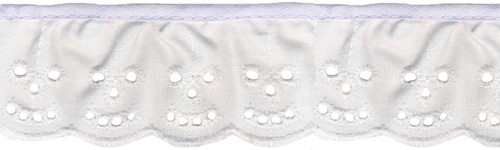 Simplicity Bridged Eyelet 1-3/4"X10yd-White - 186 2446-030