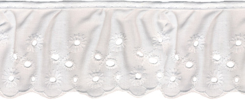 Simplicity Floral Eyelet 2-5/8"X10yd-White - 186 2449-030