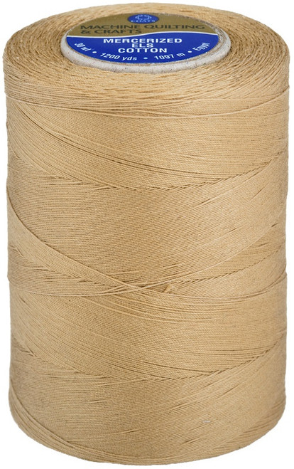 Coats Cotton Machine Quilting Solid Thread 1200yd-Camel - V34-0309A - 073650912887