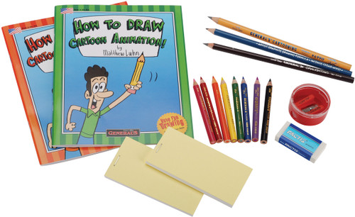 General Pencil How To Draw Cartoon Flip Books! Kit69102