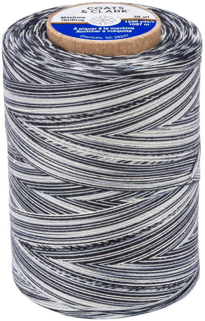 Coats Cotton Machine Quilting Multicolor Thread 1200yd-Zebra V35-0820 - 073650831768