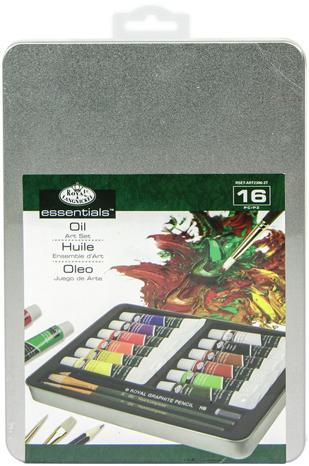 Royal & Langnickel(R) Oil Painting Art Set W/Tin- - RSET2306 - 090672052247