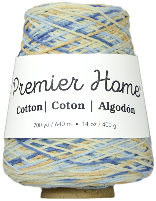 Premier Home Cotton Multi Yarn Cone-Rustic Blue 1032-14 - 847652053677