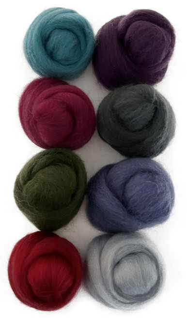 Wistyria Editions Wool Roving 15" .25oz 8/Pkg-Vintage - WR-915