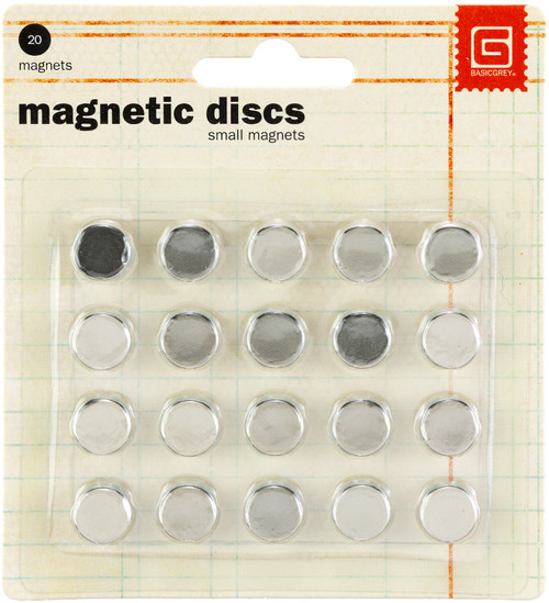 Magnetic Discs .375" 20/Pkg-1/32" Thick - MET359 - 873581003599