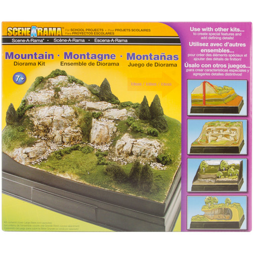 SceneARama Diorama Kit-Mountain - SP4111 - 724771041115 SceneARama Diorama Kit-Mountain - SP4111 - 724771041115