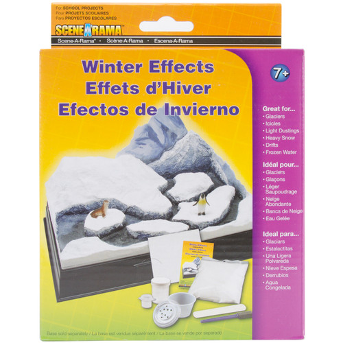 SceneARama Diorama Kit-Winter Effects - SP4123 - 724771041238 SceneARama Diorama Kit-Winter Effects - SP4123 - 724771041238