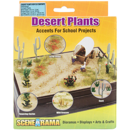 SceneARama Diorama Kit-Desert Plants - SP4124 - 724771041245