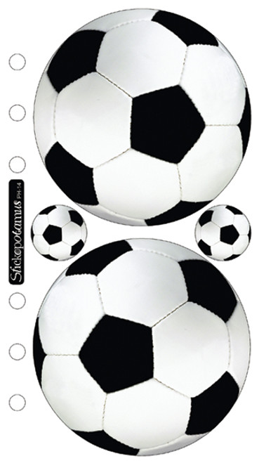 Sticko Stickers-Soccer Balls SPPH14