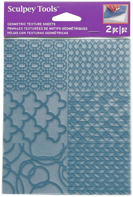 Sculpey Texture Sheet-Geometric - AS2007 - 715891500224