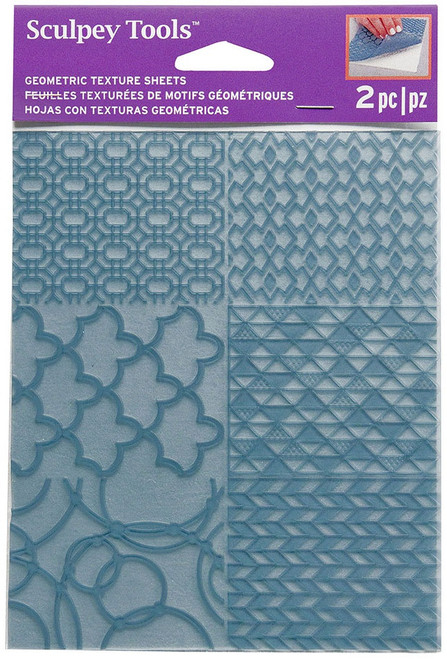 Sculpey Texture Sheet-Geometric AS2007 - 715891500224