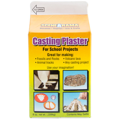 SceneARama Casting Plaster-8oz SP4141 - 724771041412